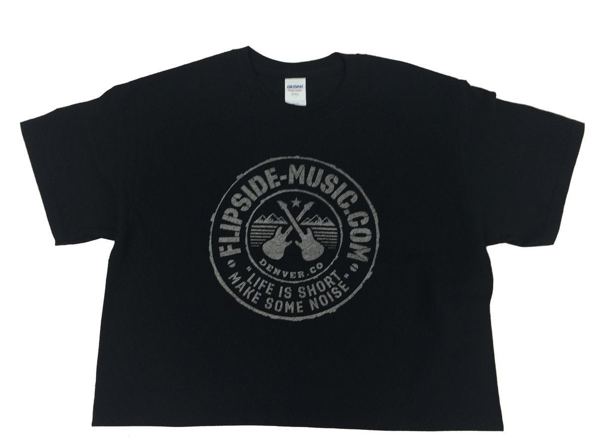 Flipside Music Tour Quality Logo T-Shirt Graphite/Black