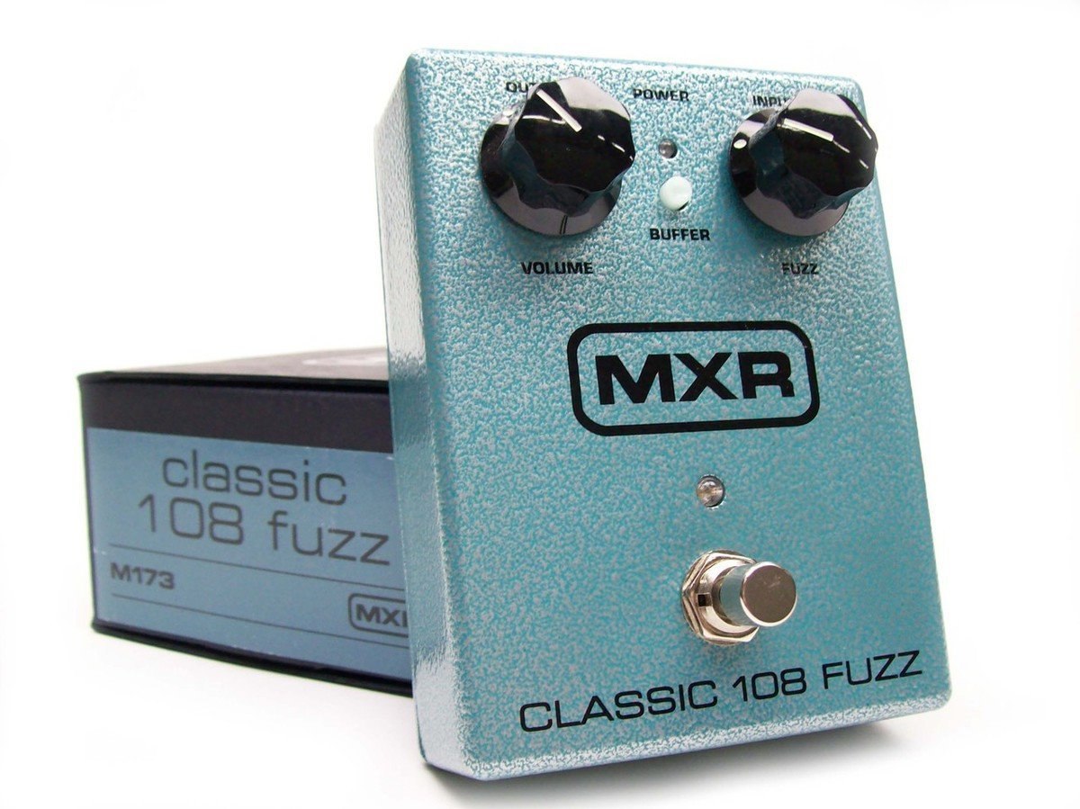dunlop mxr pedals MXR M173 Classic 108 Fuzz Pedal