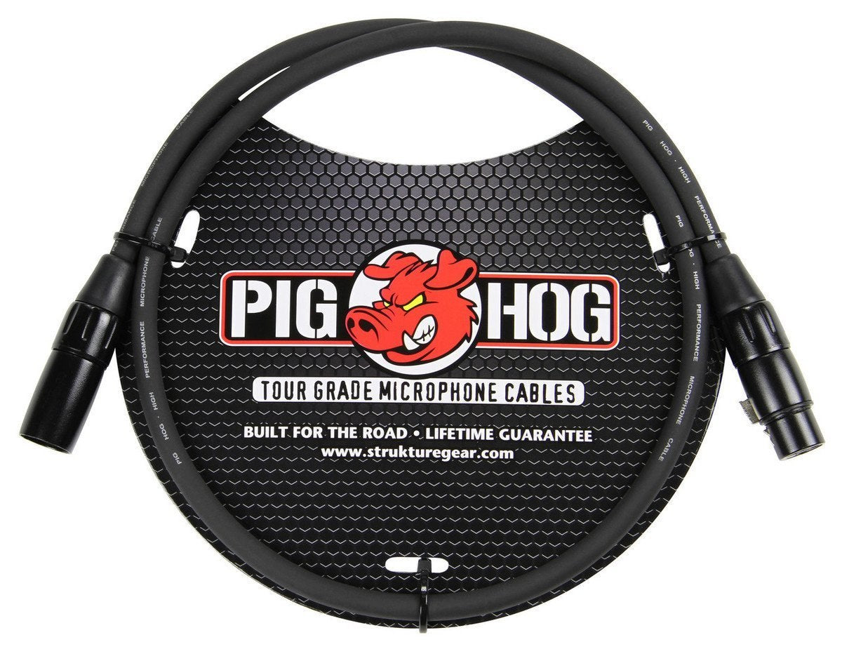 Pig Hog Tour Grade Microphone Cable 3' XLR/XLR