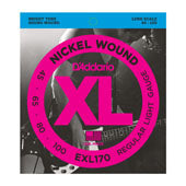 D'Addario XL170 Regular Light Bass String Set 45-100 Long Scale