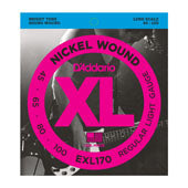 D'Addario XL170 Regular Light  Bass String Set 45-100 Long Scale