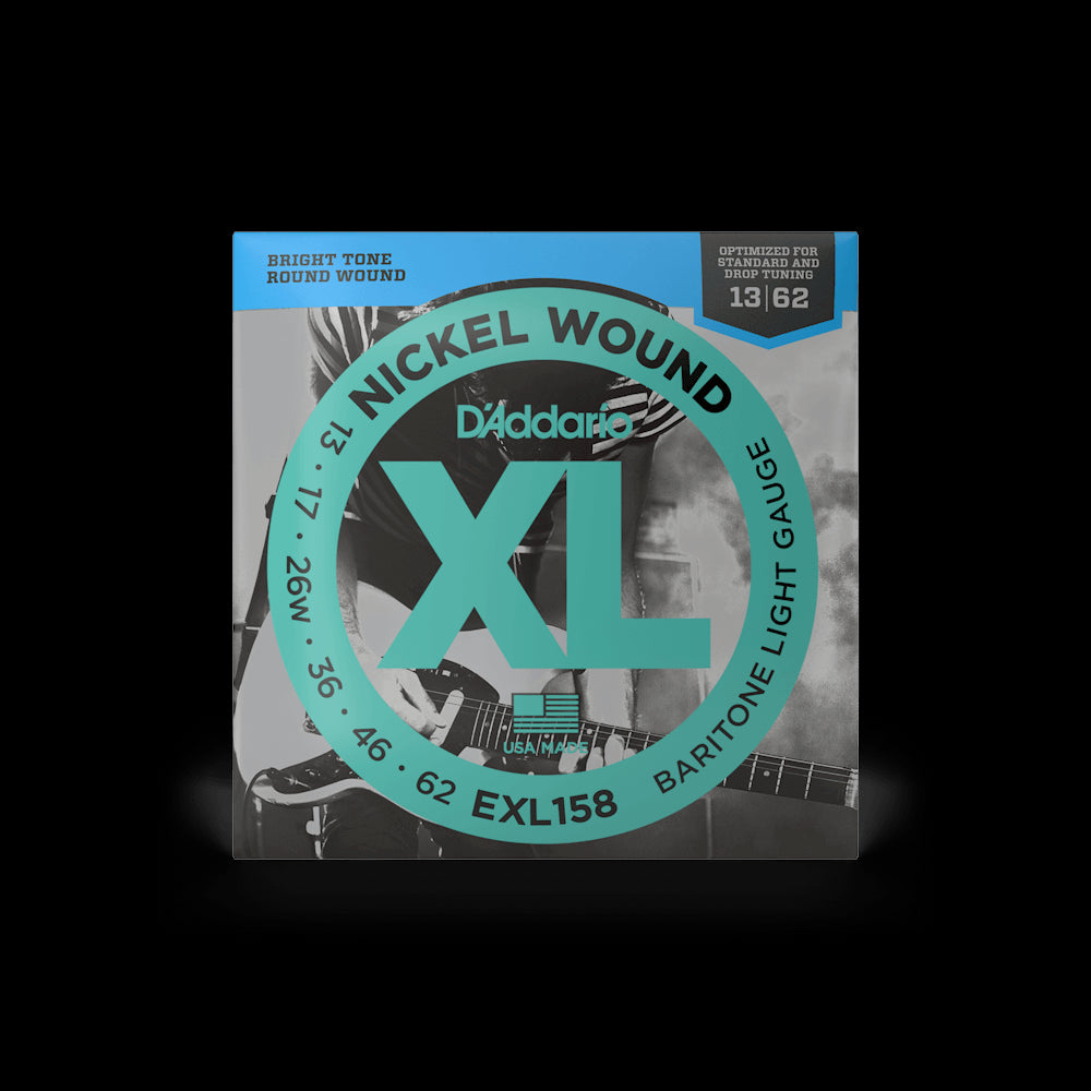 D'Addario EXL158 Baritone Light Nickel Wound 13-62
