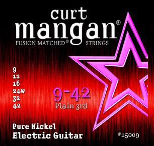 Curt Mangan Pure Nickel Electric Guitar String Set 9-42