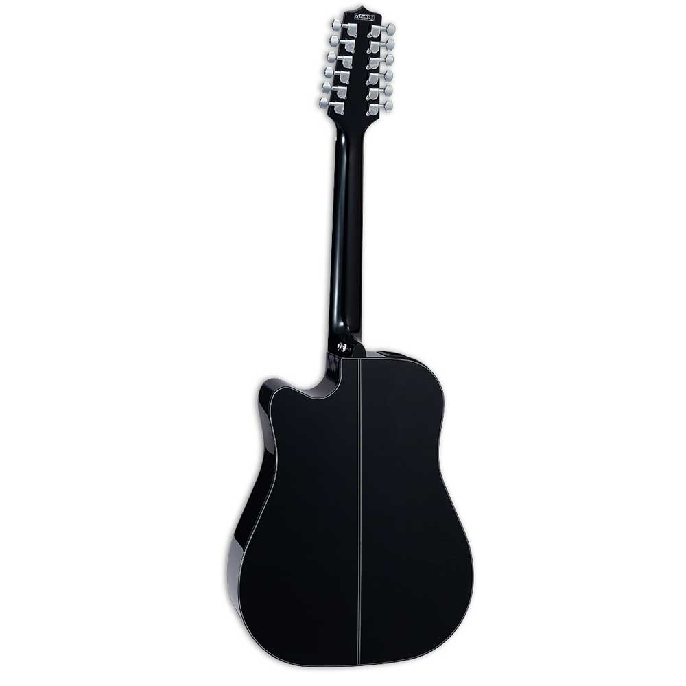 Takamine GD30CE-12 BLK 12 String Dreadnought Acoustic/Electric Guitar - Black
