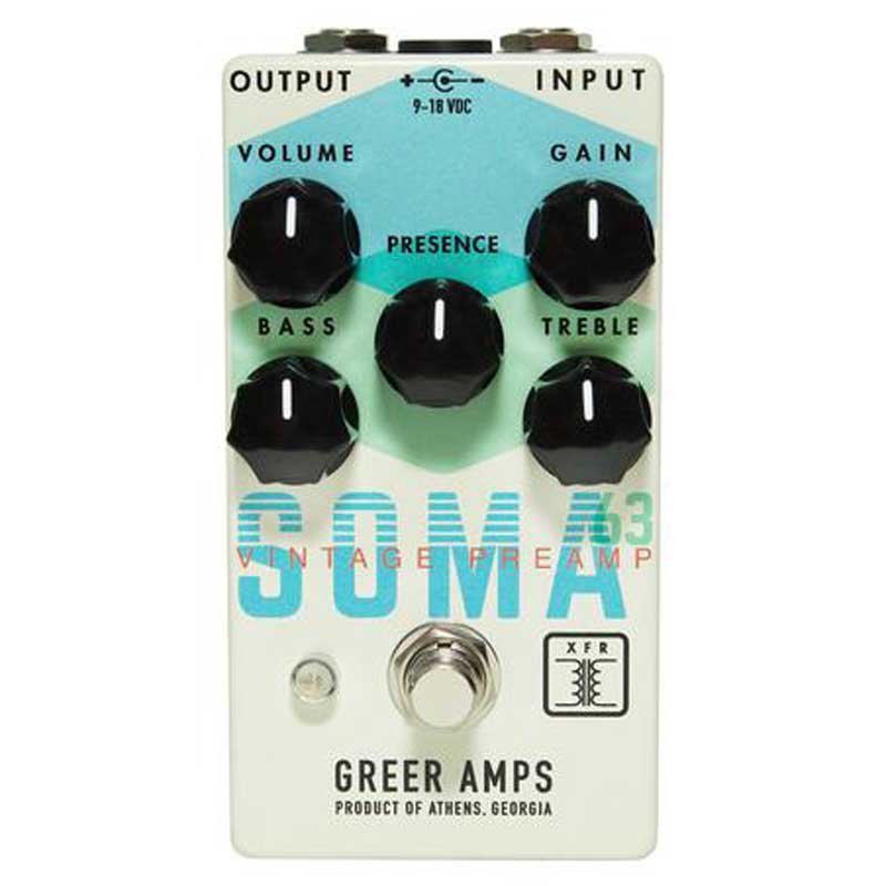 Greer Amps SOMA 63 Vintage Preamp Pedal