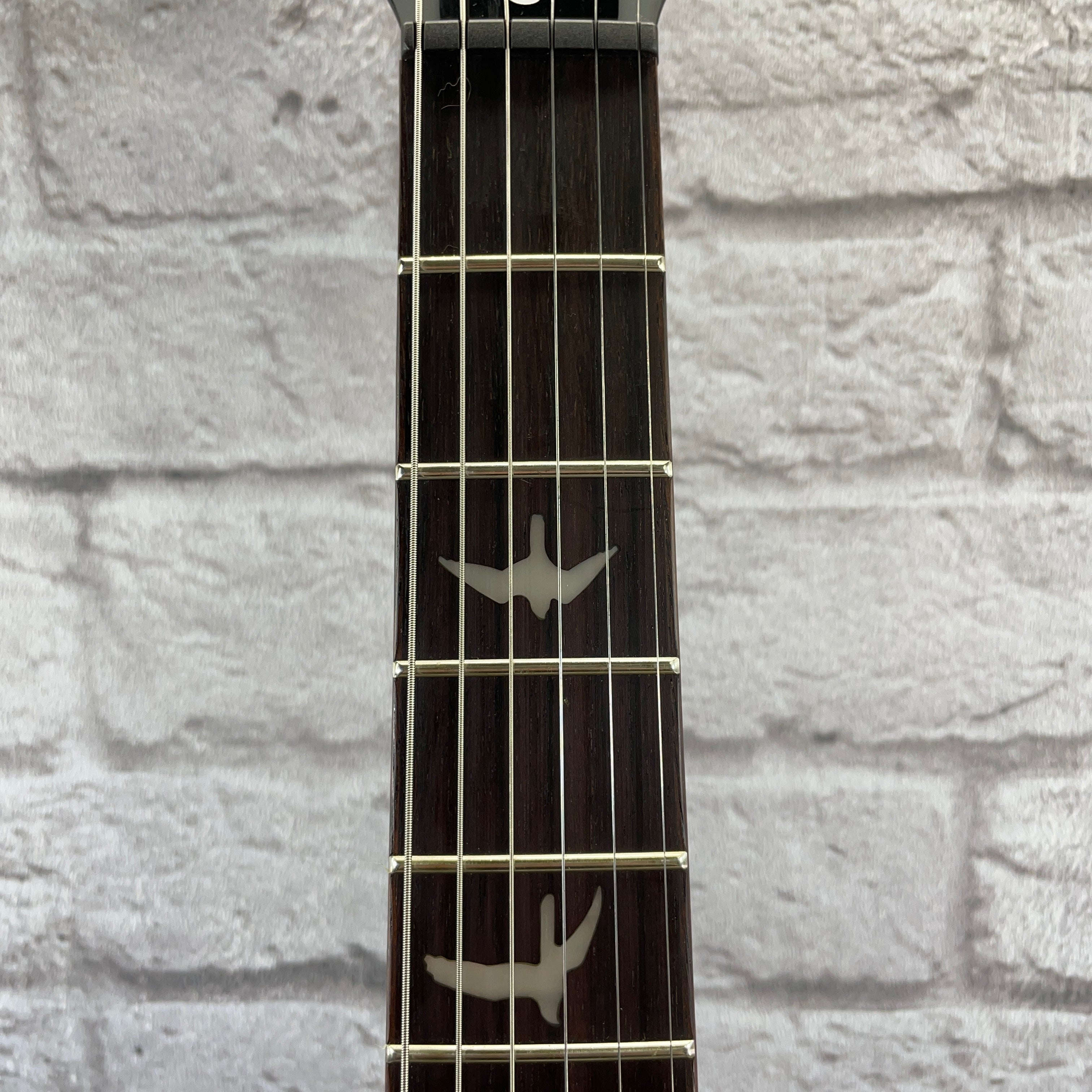 PRS Guitars SE Custom 24-08 Poplar Burl LTD - Lake Blue Midnight Burst Electric Guitar