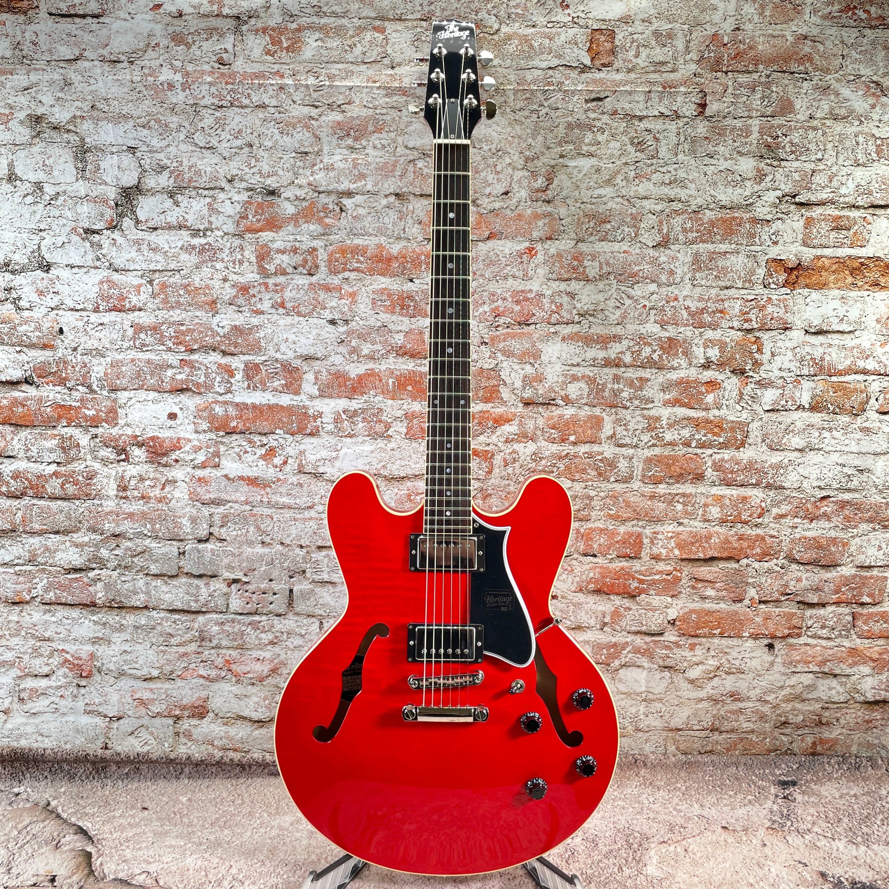 DEMO: Heritage Guitars Standard H535 Semi-Hollow Body Guitar - Trans Cherry