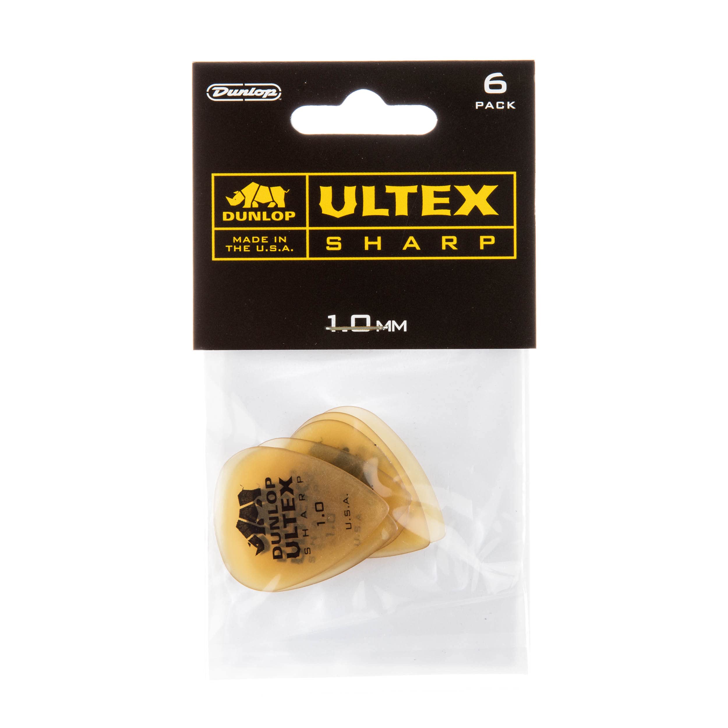 Dunlop Ultex Sharp Pick 6 -pack 1.0MM
