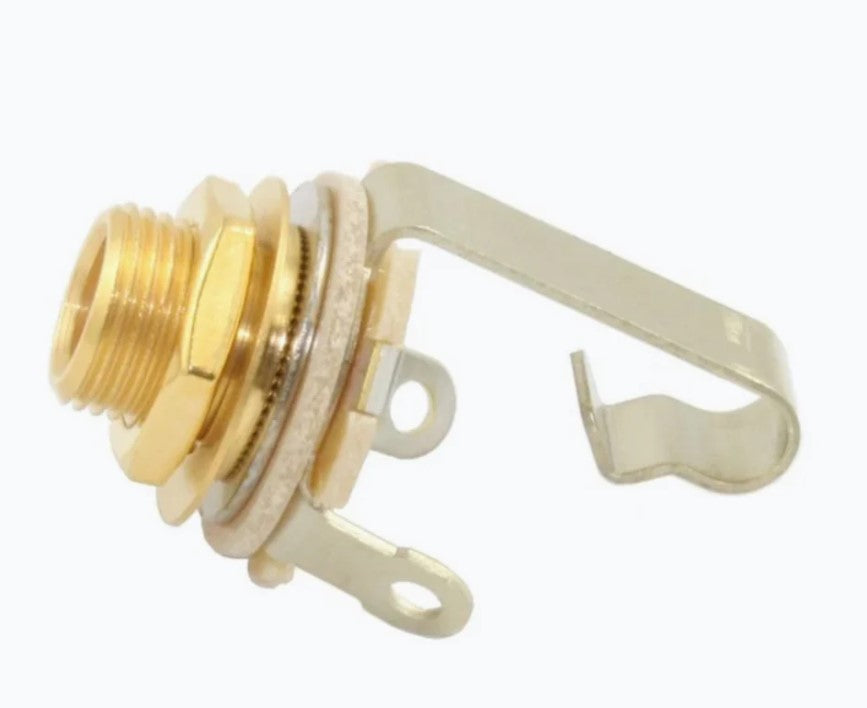 Allparts  EP-0055-002 Switchcraft No.11 1/4 inch Input Jack - Gold