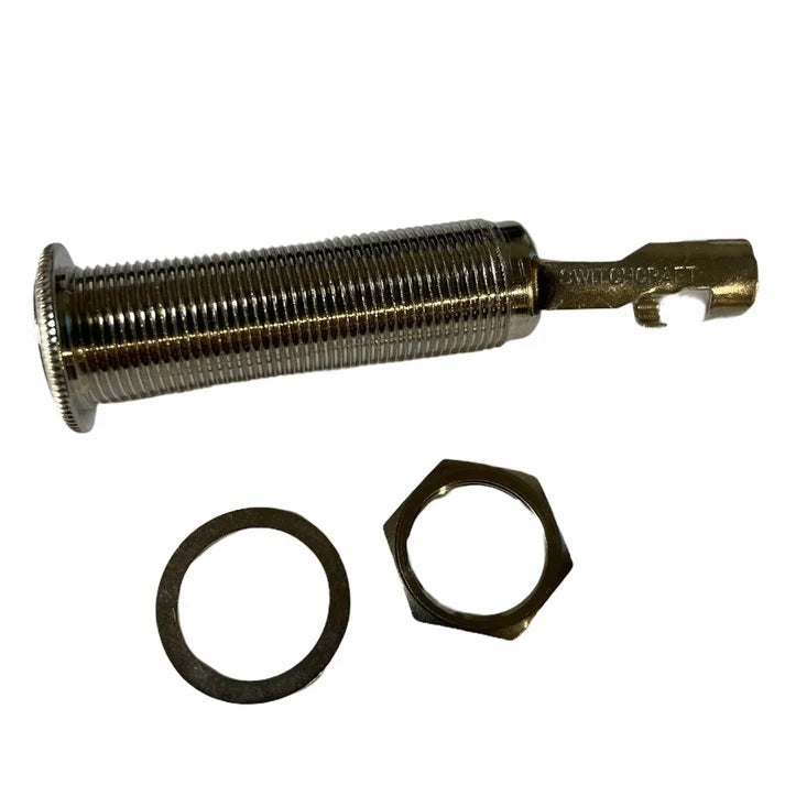 Allparts EP-0151-000 Switchcraft 151 Mono Long Threaded Jack