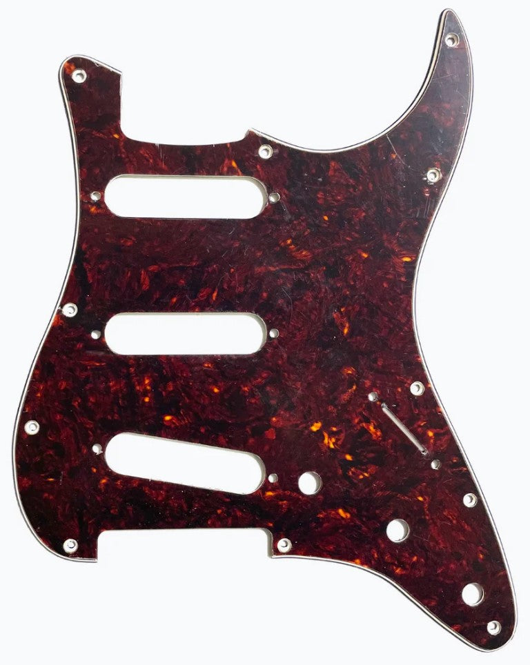 Allparts PG-0552-044 Red Tortoise Shell 3-ply Pickguard for Stratocaster