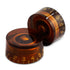 Allparts PK-0130-L22 Vintage Style Speed Knobs Left-Handed - Set of 2 - Amber