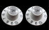 Allparts PK-3242-025 Set of 2 Witch Hat Tone Knobs (White)