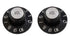 Allparts PK-3244-023 "Witch Hat" Volume Knobs (2) Black