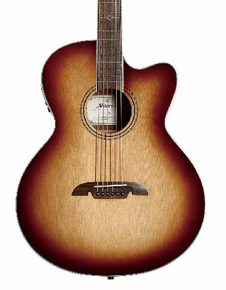 Alvarez Guitars ABT60ce Baritone Acoustic/Electric Guitar - Shadowburst