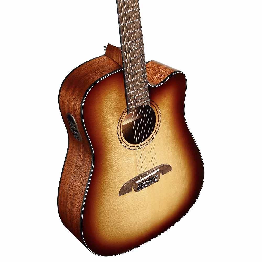 Alvarez Guitars AD60CE Artist 12 String Dreadnought Acoustic/Electric Guitar - Shadow Burst