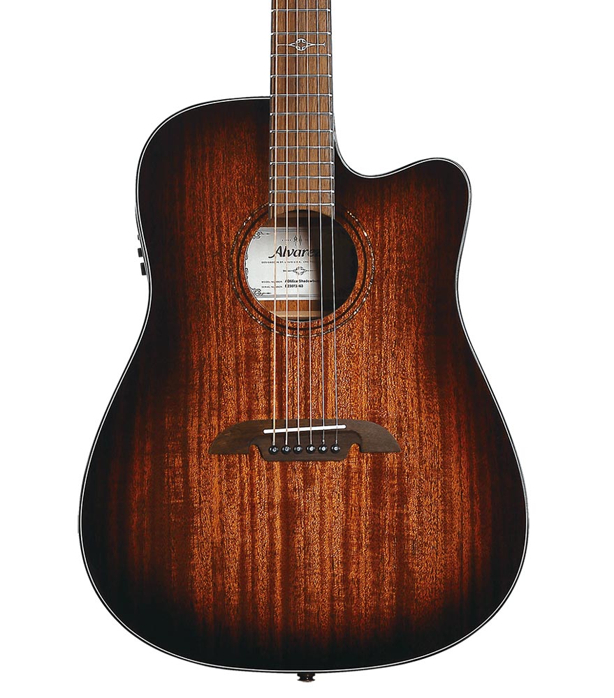 Alvarez Guitars AD66ce Shadowburst Artist Dreadnought Acoustic/Electric Guitar