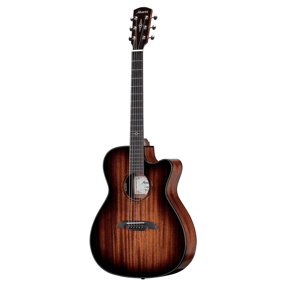 Alvarez Guitars MF66ce Masterworks Series OM Acoustic/Electric Guitar - Shadowburst