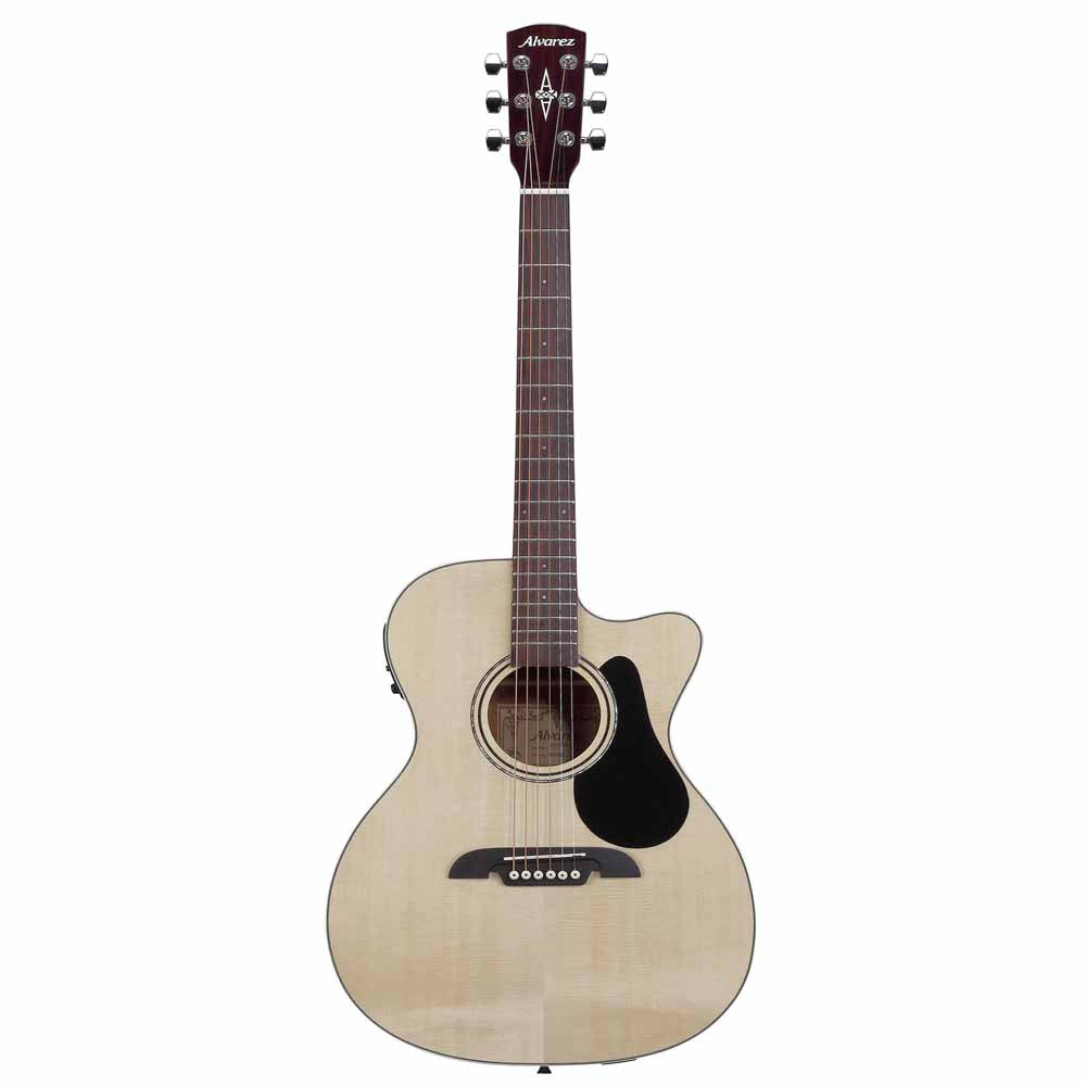 Alvarez Guitars Regent RF26CE Folk/OM Acoustic/Electric Guitar Natural Gloss