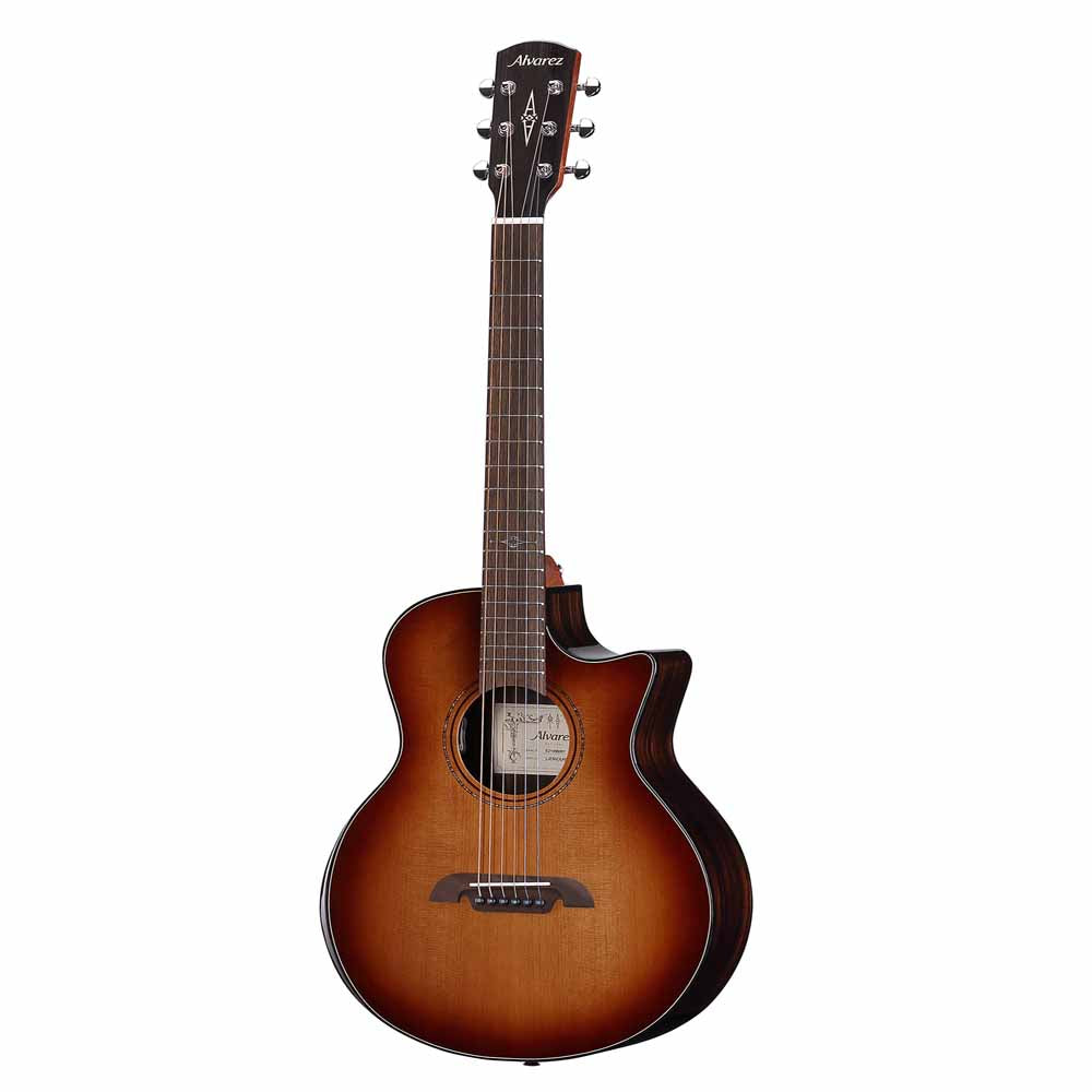 Alvarez Guitars LJE95CEARSHB Artist Elite Acoustic/Electric Little Jumbo Travel Guitar