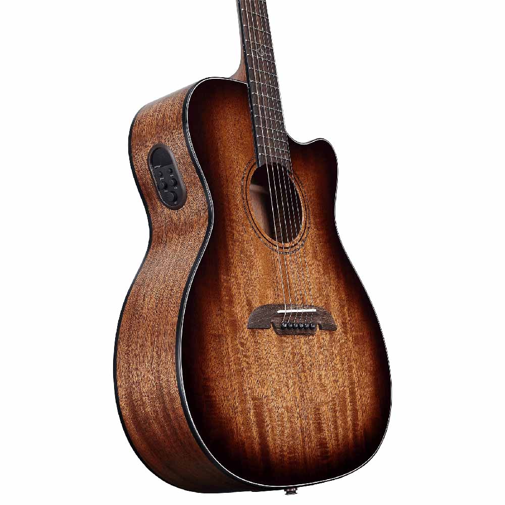 Alvarez Guitars AF66CE Artist Series OM/Folk Acoustic-Electric Guitar w/Cutaway  -Shadowburst