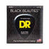 DR Strings Black Beauties - Bass Strings: BKB5-45 Medium 5-String 45-125