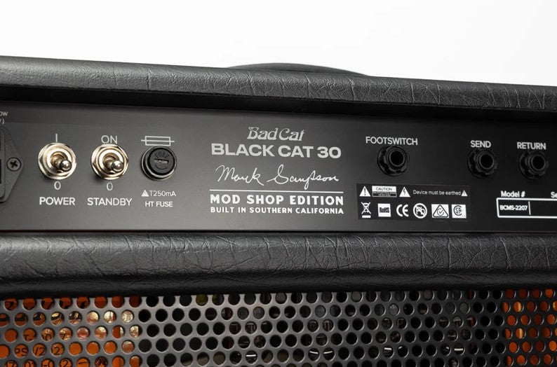 Black Cat Mod Shop: Black Cat 30 Watt Combo Amp