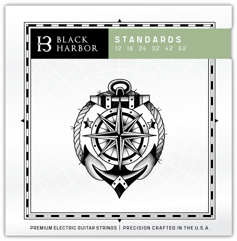 Black Harbor Nickel-Iron Guitar Strings Gauge 12-52