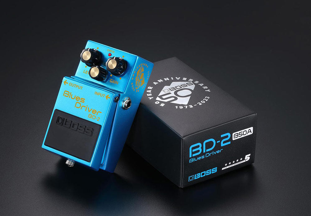 Boss BD-2 B50A Limited Edition 50th Anniversary Blues Driver Overdrive Pedal