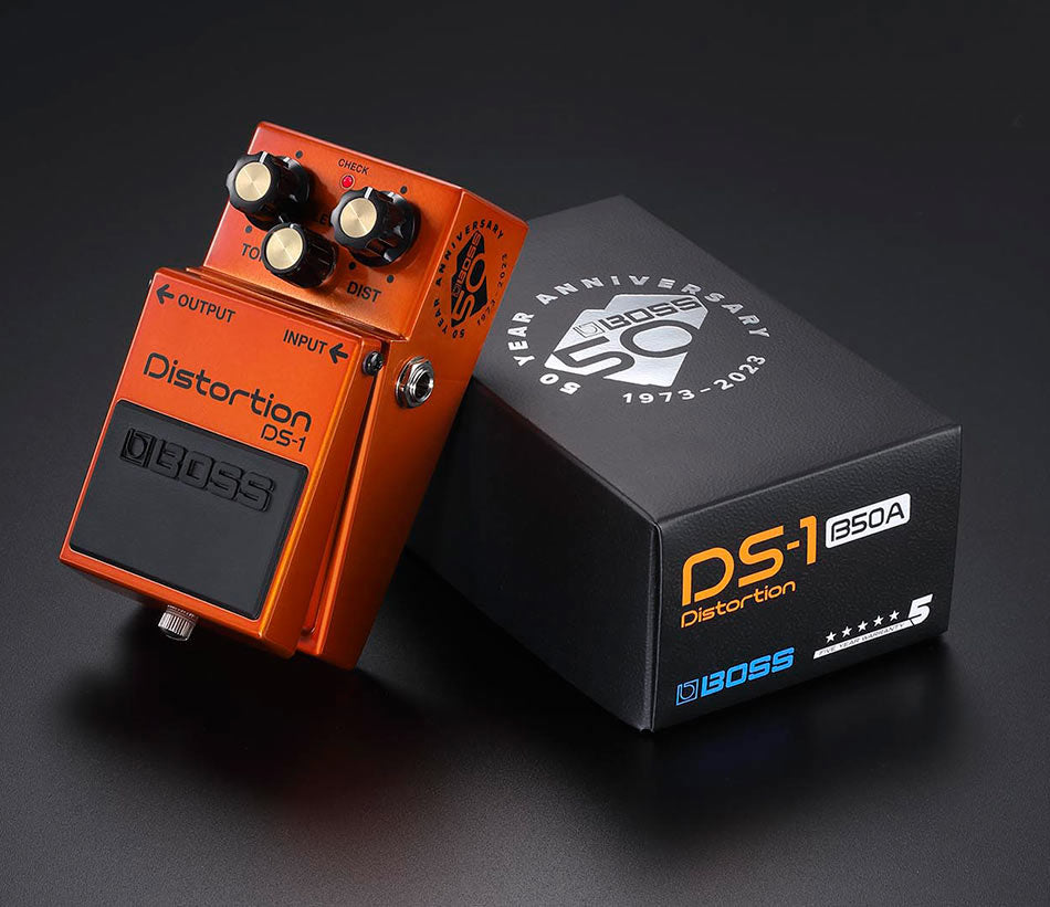 Boss DS-1 BA50 50th Anniversary Limited Edition Distortion Effects Pedal