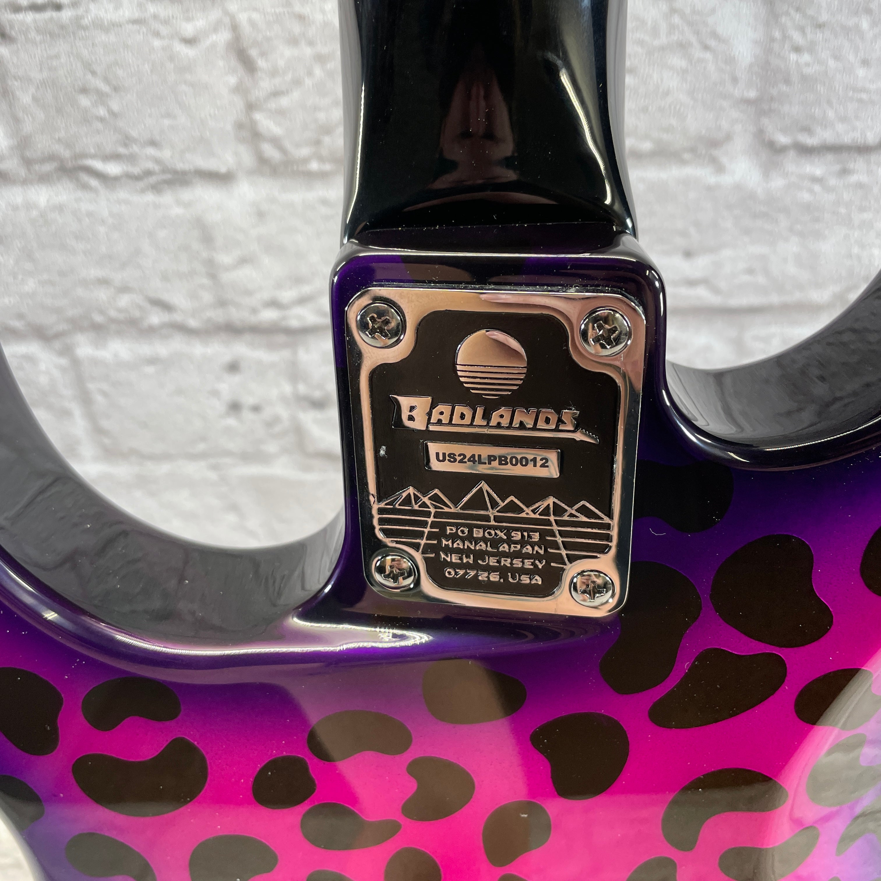 Badlands Guitar Company GX1 Hellcat Electric Guitar- PurpleBurst