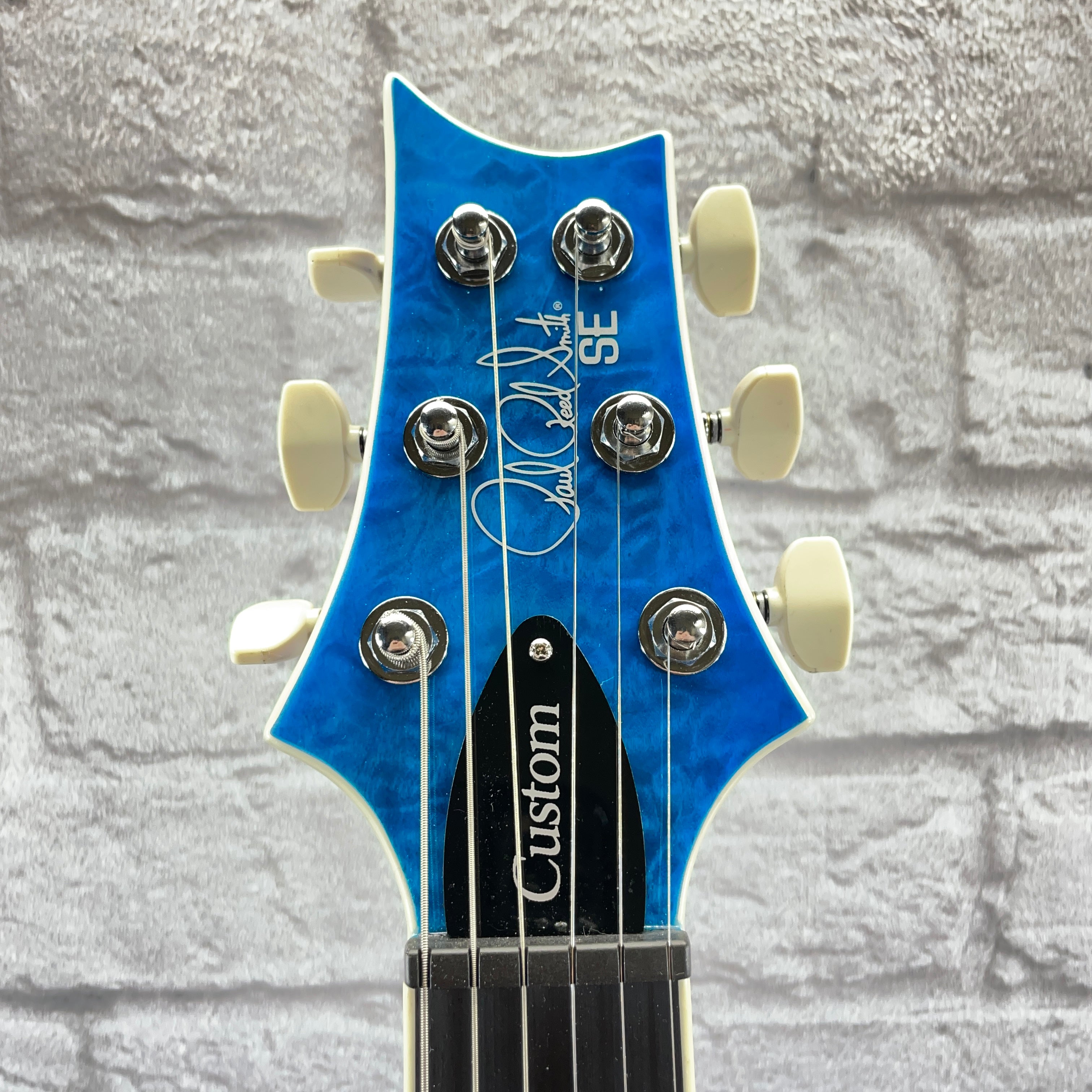 PRS Guitars SE Custom 24-08 Quilt Electric Guitar - Lake Blue