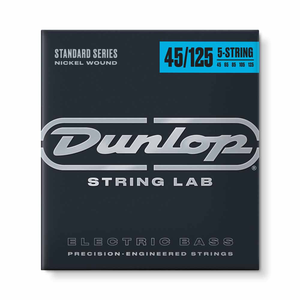 Dunlop Nickel Wound  5 String Bass, Medium, 45-125