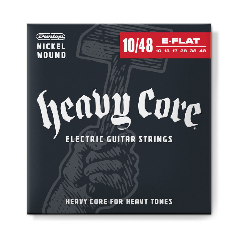 Dunlop Heavy Core Nickel Wound 10-48 "Heavy" Guitar String Set