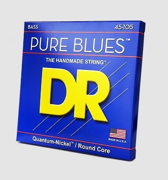 DR Strings Pure Blues PB5-130 5-String Medium Bass Handmade Guitar Strings - W/Quantum Nickel Alloy 45-130