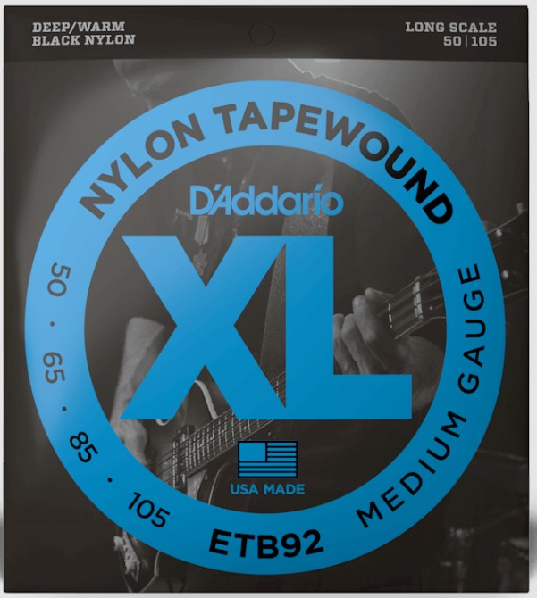 D'Addario ETB92 Nylon Tapewound 50-105