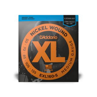 D'Addario XL 50-135 Bass String Set