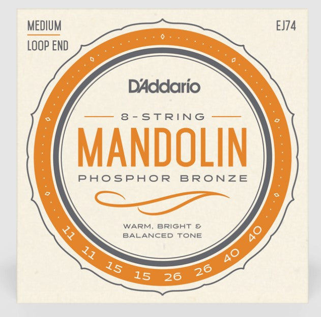 D'Addario Octave Mandolin Strings EJ74