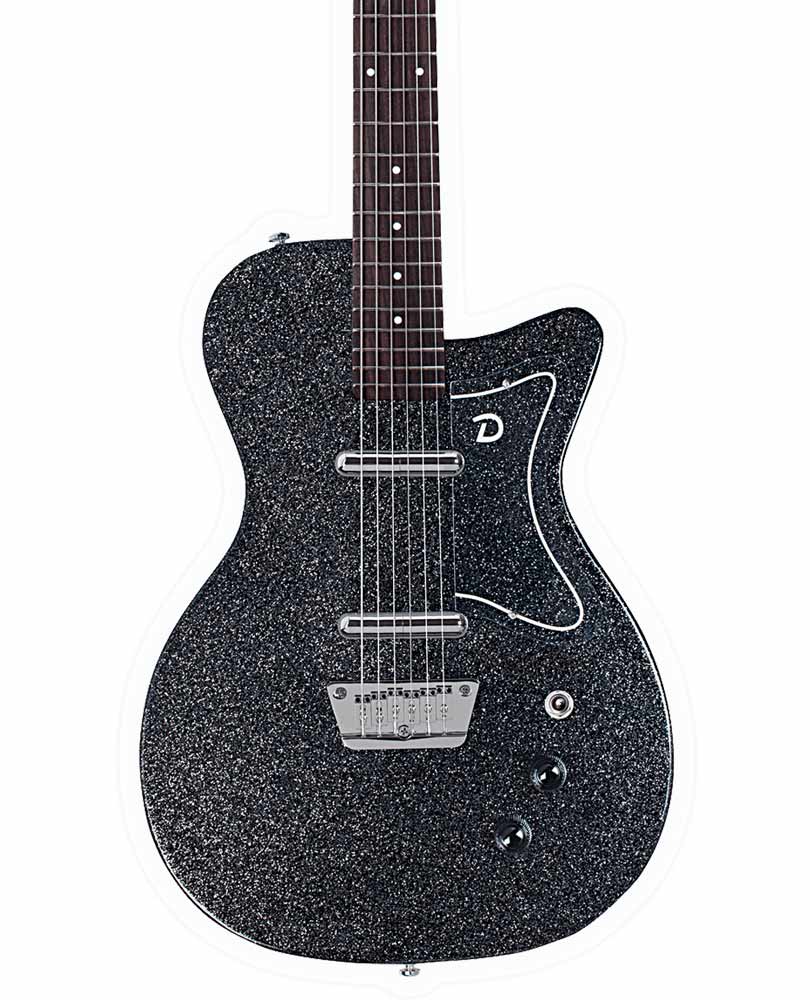 Danelectro Baritone Guitar - Black Metal Flake