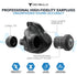 Decibullz Custom Molded Professional High-Fidelity Earplugs