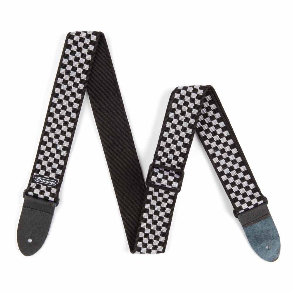 Dunlop Classic Black/White Check Strap