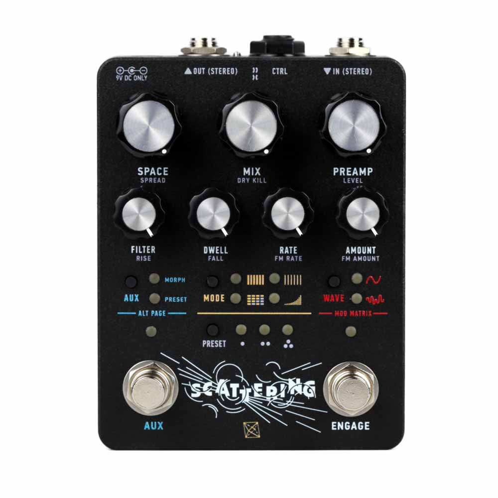 Electronic Audio Experiments Scattering Stereo Reverb Pedal