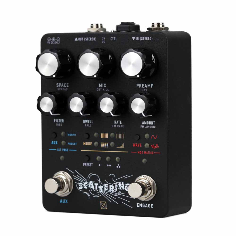Electronic Audio Experiments Scattering Stereo Reverb Pedal