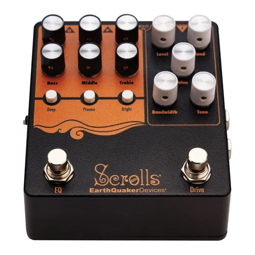 EarthQuaker Devices Scrolls Bass Odyssey Preamp Pedal