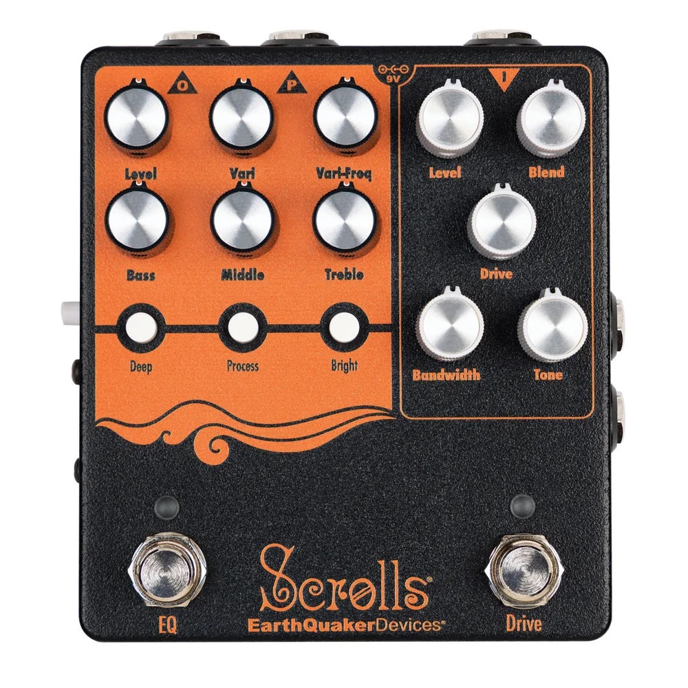 EarthQuaker Devices Scrolls Bass Odyssey Preamp Pedal