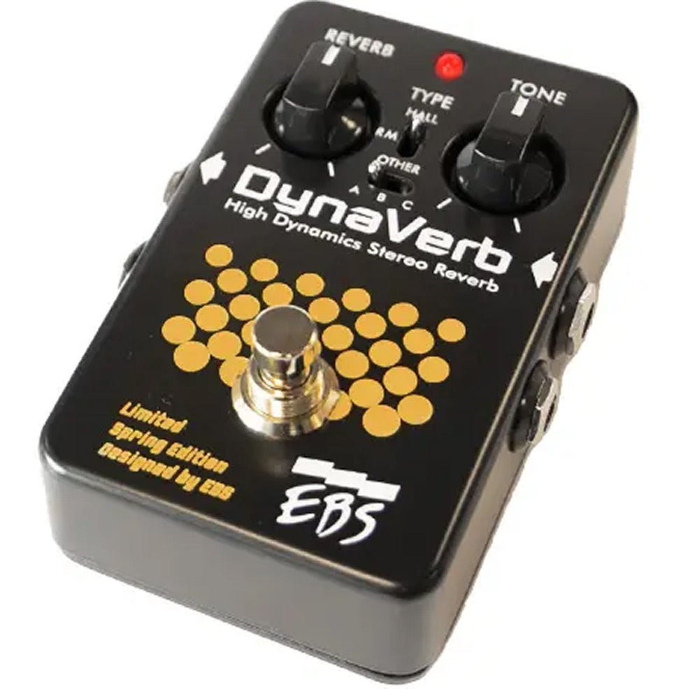 EBS Black Label Series - DynaVerb High Dynamics Stereo Reverb Pedal