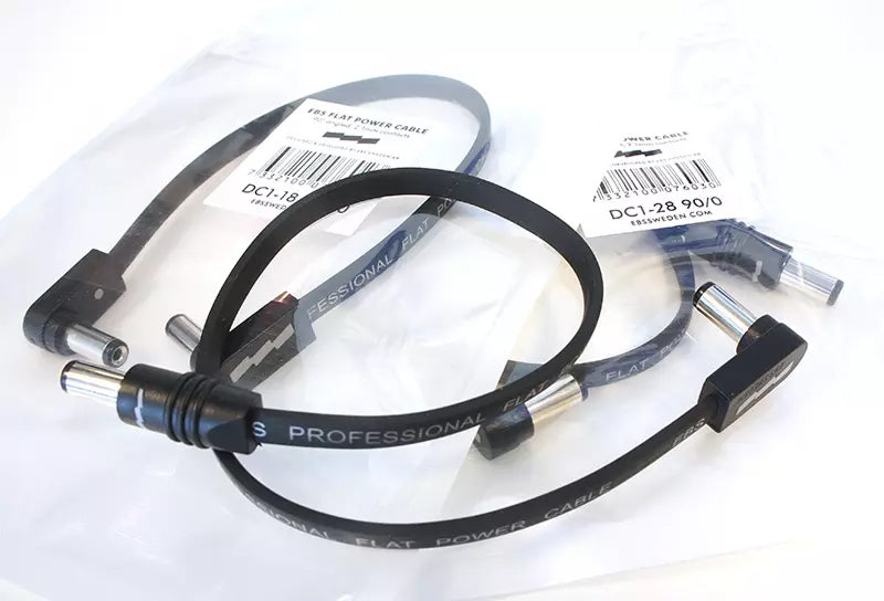 EBS DC1-28 90/90, Flat Power Cables 28 cm, angled/angled