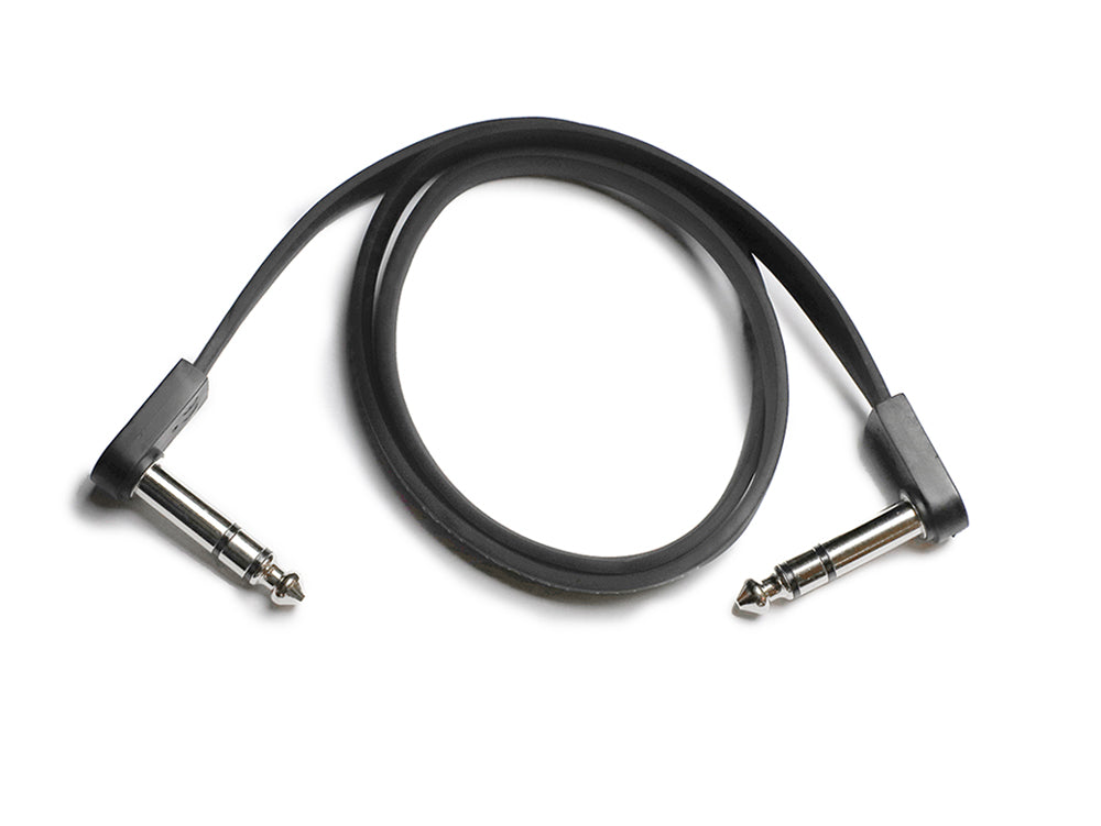 EBS Flat Patch Cable with TRS Stereo Ends - 58 CM