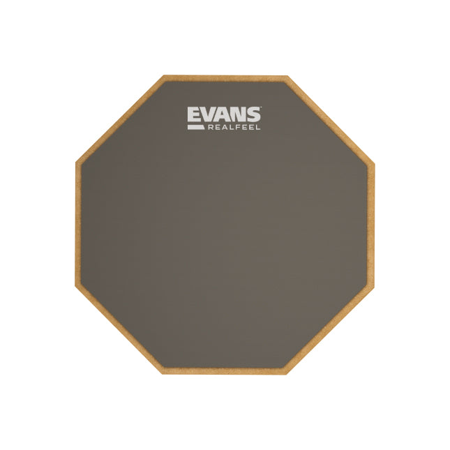 EVANS RealFeel 2-Sided Drum Practice Pad, 6 Inch