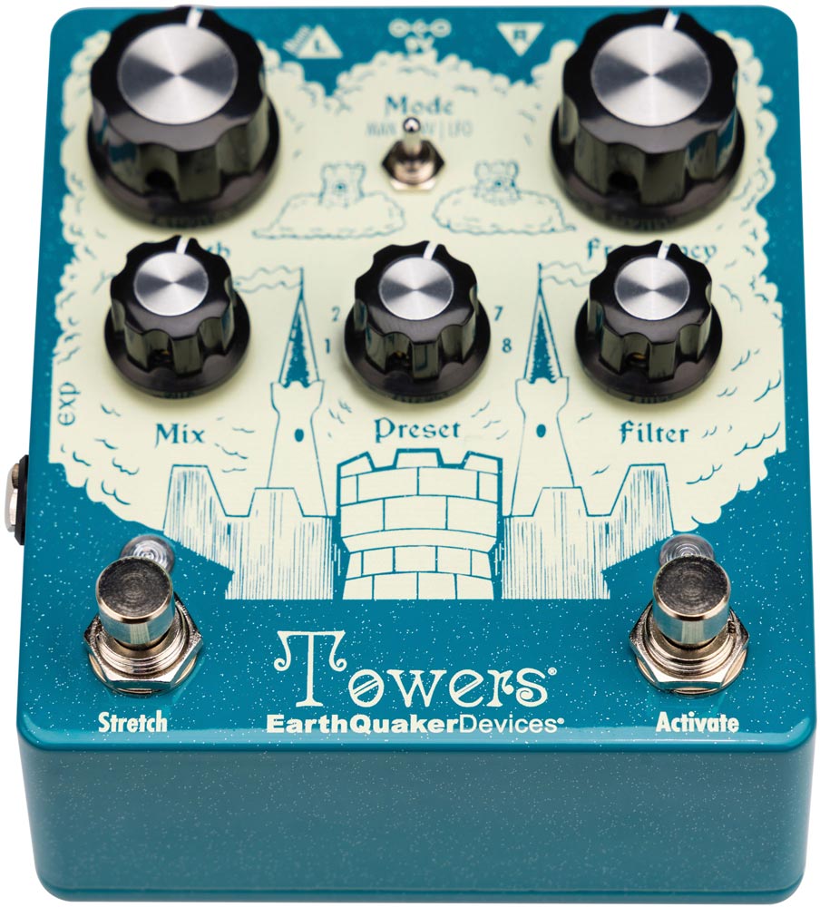 EarthQuaker Devices Towers Stereo Reverberant Filter
